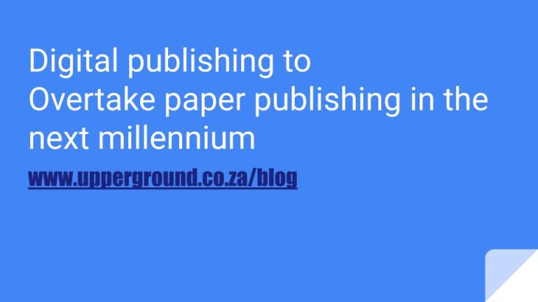 Read more about the article Digital Publishing trends will overtake the use of paper