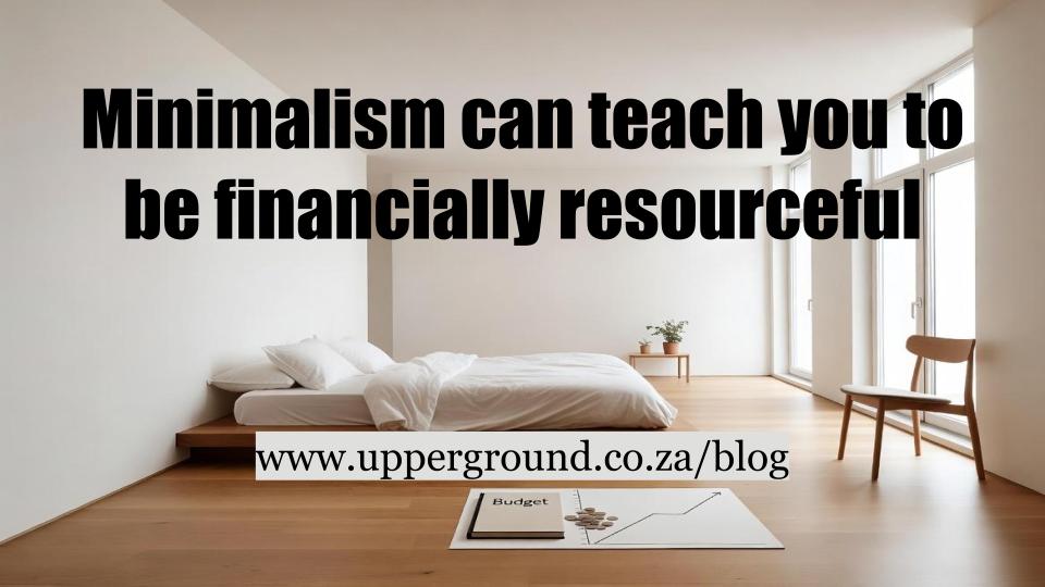 You are currently viewing Minimalism can teach you to be financially resourceful