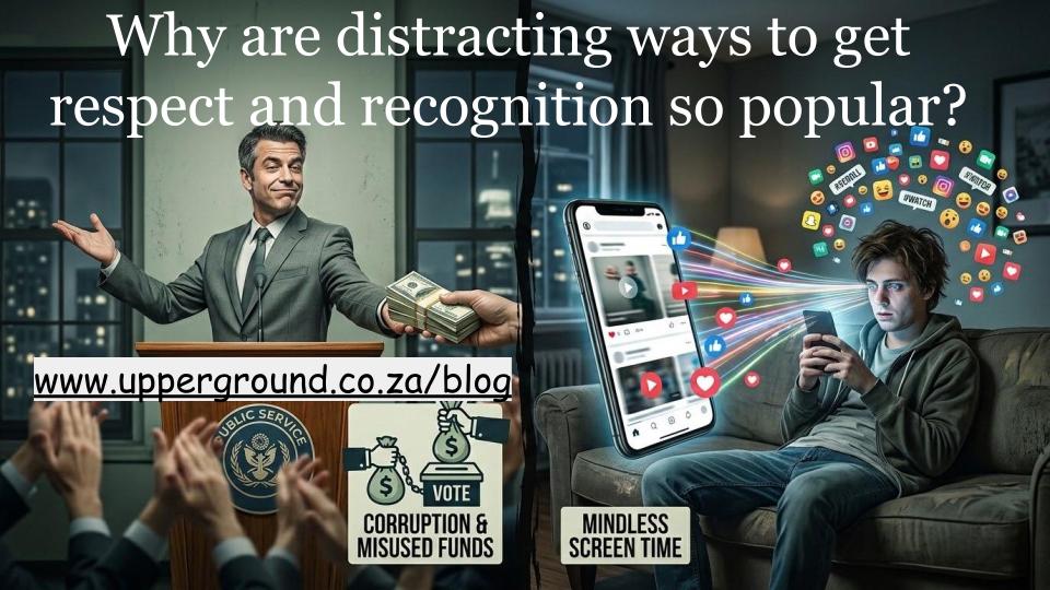 You are currently viewing Why are distracting ways to get respect and recognition so popular?